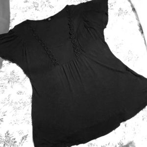 Navy Blue Banana Republic top XL